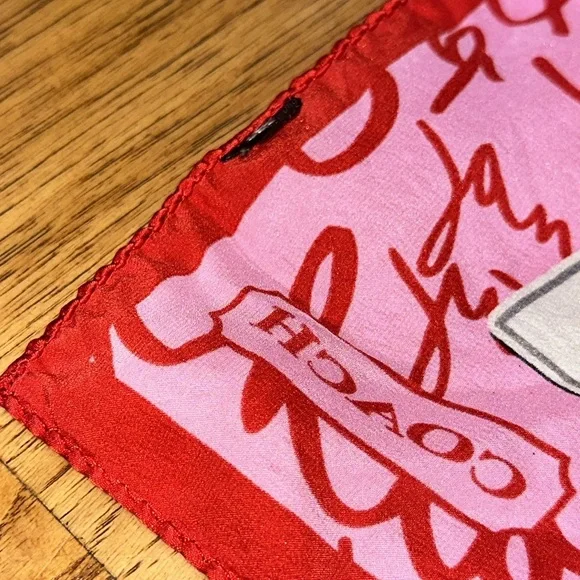 *HTF* COACH Perfume Bottle Monogram Scarf